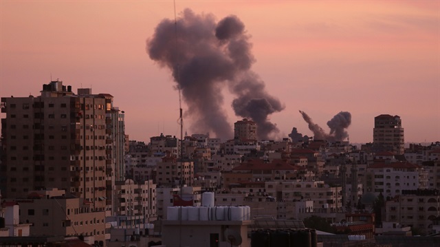Israeli army carried out airstrikes over Gaza

