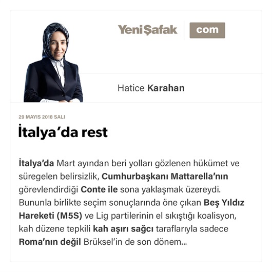 İtalya’da rest