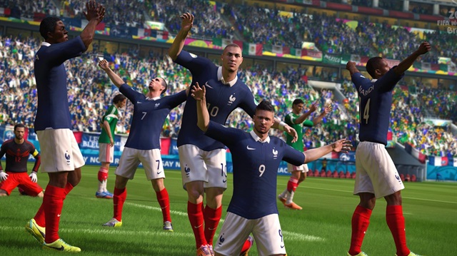 FIFA 18 oyun içinden bir görsel. 