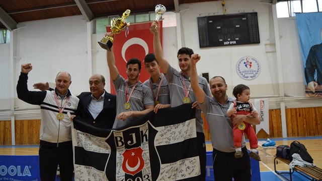 Beşiktaş, masa tenisinde şampiyon olarak kendi adına bir ilki başardı.