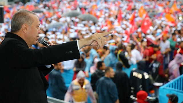 ​Cumhurbaşkanı Erdoğan, Malatya'da halka hitap etti.