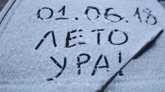 Rusya'da kar yağdı... 