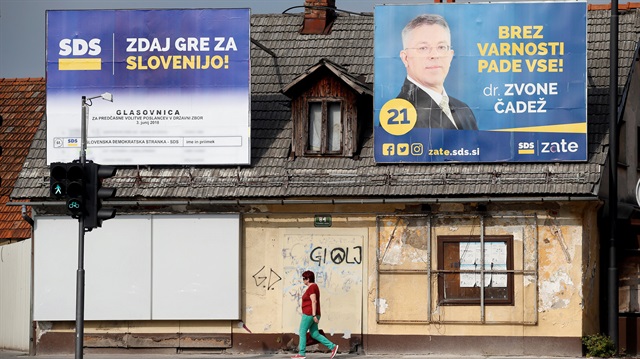 Slovenya'da yapılan genel seçimlerde 1,7 milyon seçmen oy kullandı. 