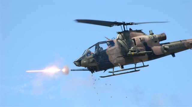 Kato eteklerinde geniş kapsamlı operasyona ATAK helikopterleri de katıldı