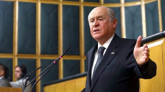 MHP Genel Başkanı Devlet Bahçeli.