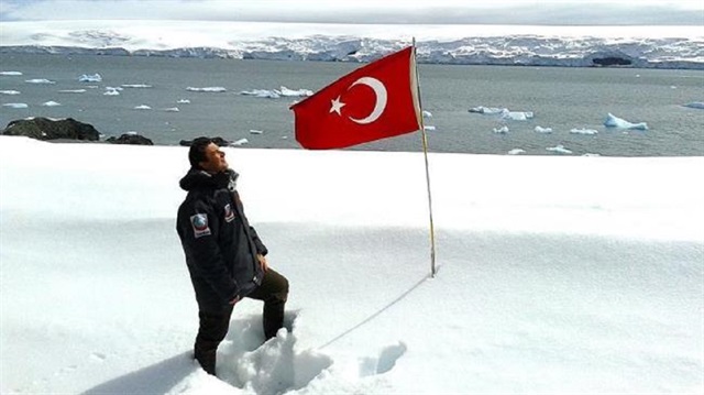 تحديد موقع القاعدة العلمية التركية في القطب الجنوبي
