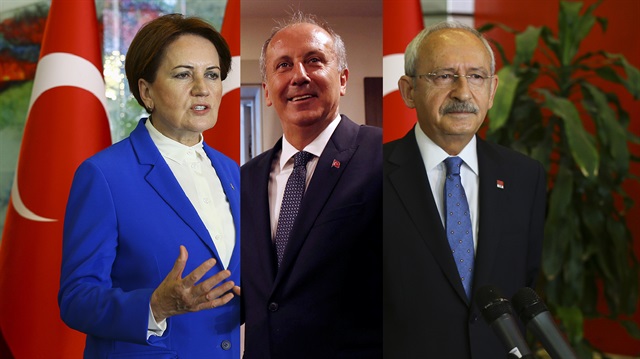 Meral Akşener- Muharrem İnce - Kemal Kılıçdaroğlu