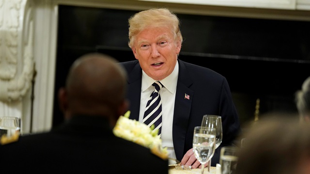 Trump'ın Beyaz Saray'ında ilk iftar
