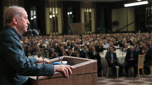 Cumhurbaşkanı Erdoğan, muhtarlarla bir araya geldiği iftar programında konuştu. 