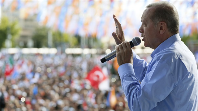 Cumhurbaşkanı Erdoğan, Kayseri mitinginde halka hitap etti.
