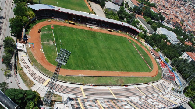 Eski Adana Stadyumu'nun büyüklüğü 45 bin 510 metrekare.