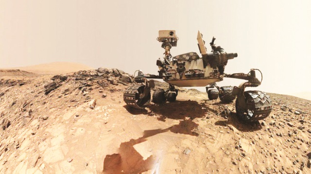 Kızıl Gezegen’de bulunan keşif aracı Curiosity