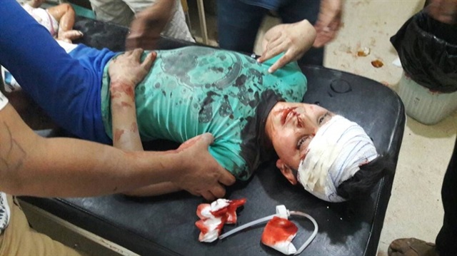 İdlib'de çocuk hastanesi ve yerleşimlere saldırı düzenlenmişti.