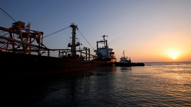 The Red Sea port of Hodeidah, Yemen.