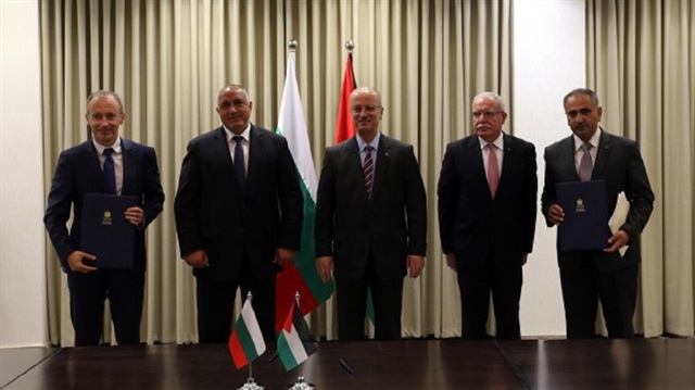 رئيس الوزراء الفلسطيني يستقبل نظيره البلغاري في رام الله