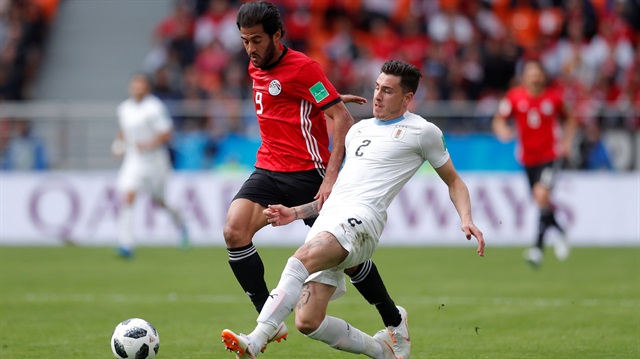 Egypt, starting without key striker Mohamed Salah and Uruguay, whose own star forward Luis Suarez looked way short of form and fitness, were goalless at halftime in their World Cup Group A opener on Friday