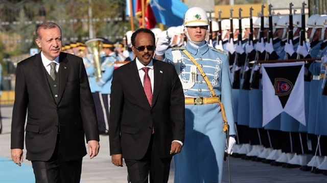  الرئيس التركي يتبادل التهاني بعيد الفطر مع نظيره الصومالي