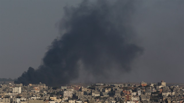 Arşiv: İşgalci İsrail ordusu abluka altında tuttuğu Gazze'ye hava saldırısı düzenledi