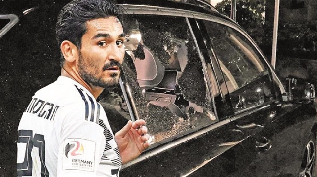 Türk kökenli futbolcu İlkay Gündoğan’ın aracına Köln kentinde kimliği belirsiz kişilerce saldırı düzenlendi. Araç ağır hasar aldı.