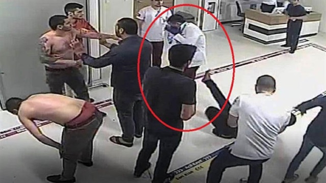 Samsun'da hastanede doktora tekmeli saldırı