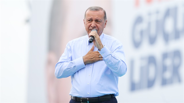 Cumhurbaşkanı Recep Tayyip Erdoğan.