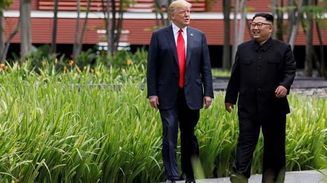 ABD Başkanı Donald Trump ve Kuzey Kore lideri Kim Jong-un Singapur'da bir araya gelmişti. 