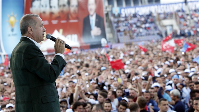 Cumhurbaşkanı Recep Tayyip Erdoğan, Ordu mitinginde konuştu.