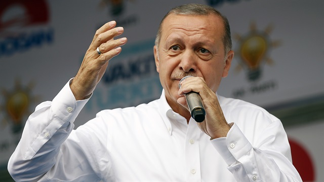 Curmhurbaşkanı Recep Tayyip Erdoğan, AK Parti'nin Samsun mitinginde konuştu. 