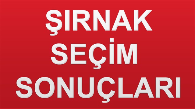 24 Haziran 2018 Şırnak ili Genel Seçim sonuçları haberimizde.