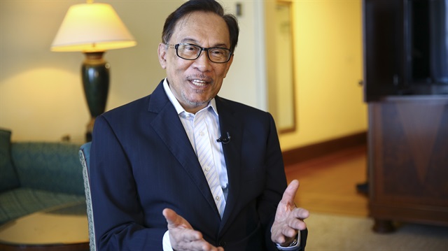 Malezya'da hükümetin ortağı Halkın Adaleti Partisi lideri Enver İbrahim