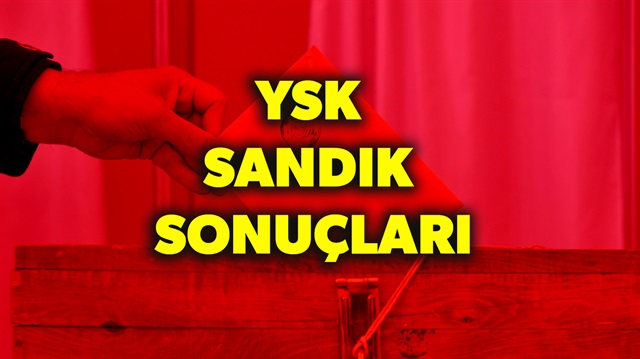 24 Haziran 2018 YSK sandık sonuçları Yeni Şafak'ta. 