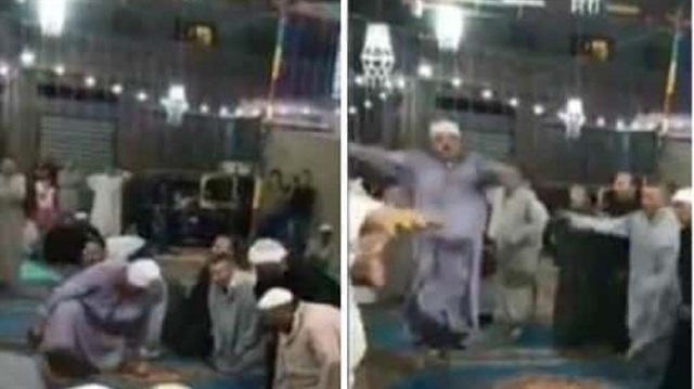 شاهد: حفلة رقص داخل مسجد في مصر

