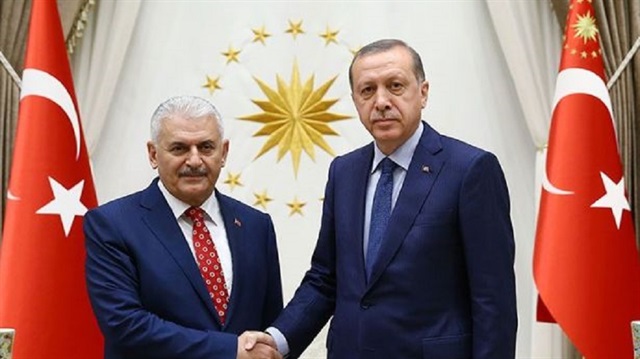 يلدريم رفقة الرئيس التركي أردوغان