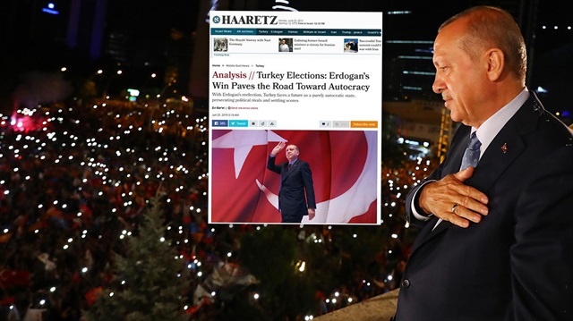 Cumhurbaşkanı Erdoğan ve partisinin seçimde büyük başarı elde ettiği vurgusu yapıldı. 
