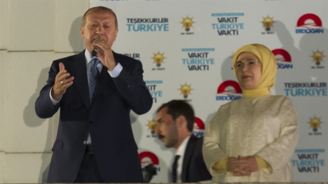 أردوغان يلقي كلمته بعد النصر في الإنتخابات