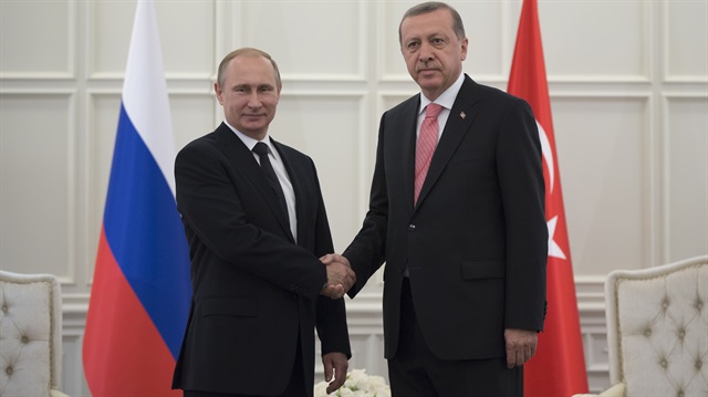 Rusya Devlet Başkanı Vladimir Putin ve Cumhurbaşkanı Recep Tayyip Erdoğan