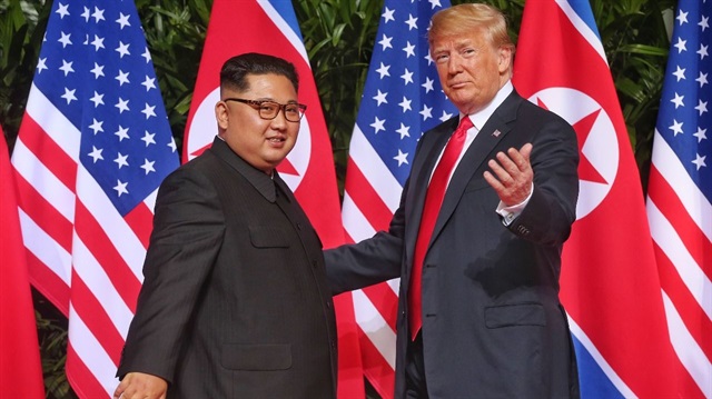 ABD Başkanı Donald Trump ile Kuzey Kore lideri Kim Jong-un
