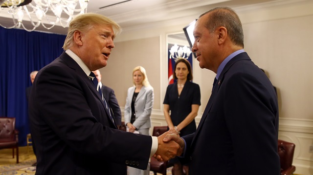 Donand Trump and Recep Tayyip Erdoğan