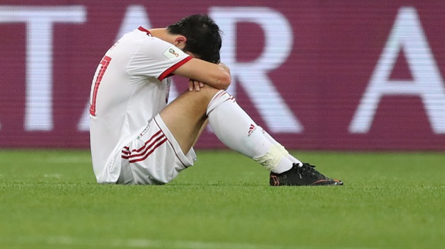 Sardar Azmoun, Portekiz maçı sonrası büyük üzüntü yaşadı.