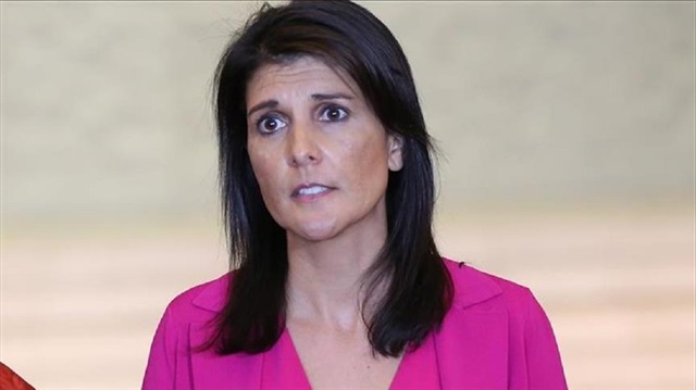 U.S. UN envoy Nikki Haley