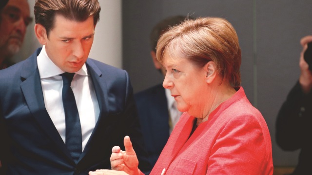 Sebastian Kurz - Angela Merkel