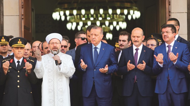 Cumhurbaşkanı Tayyip Erdoğan, yaptığı konuşmada, mescidin hayırlara vesile olması dileğinde bulundu.