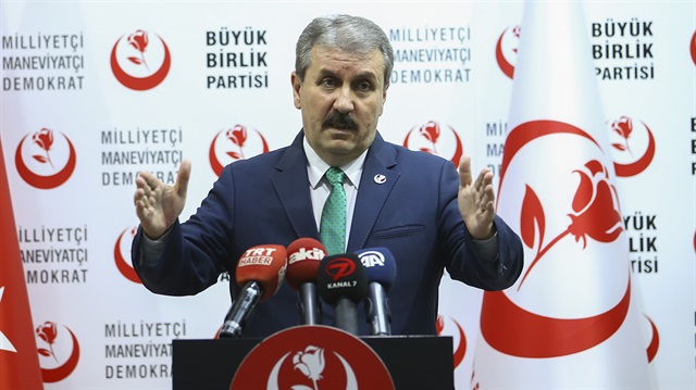 BBP Genel Başkanı Mustafa Destici  