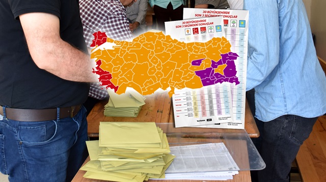 30 büyükşehirdeki son 4 seçimin analizi