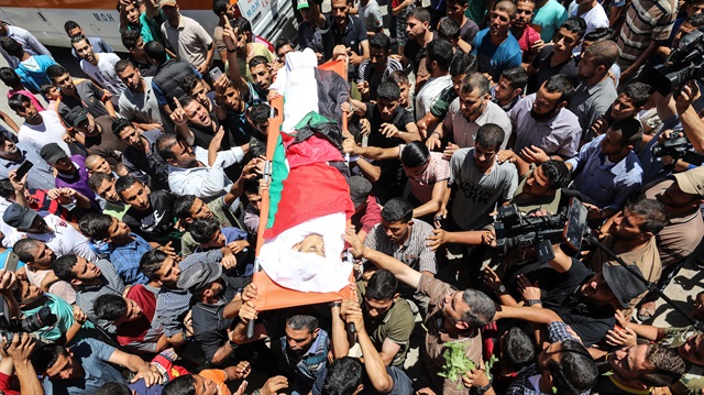 İşgalci İsrail güçleri 30 Haziran'da, 13 yaşındaki bir Filistinliyi şehit etmişti.