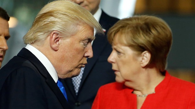 Trump Merkel'i kafaya taktı: 'Bütün hesabı ödeyen enayileriz biz'