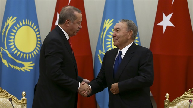 Cumhurbaşkanı Recep Tayyip Erdoğan, Kazakistan Cumhurbaşkanı Nursultan Nazarbayev