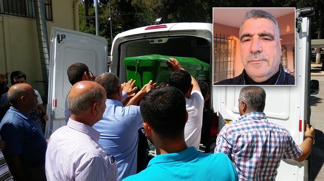 ​Eski MHP Gaziantep İl Başkanı Mehmet Altınbaş'ın naaşı hastane morguna kaldırıldı.