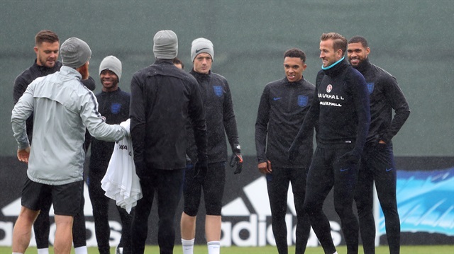 England Training Camp, Saint Petersburg, Russia