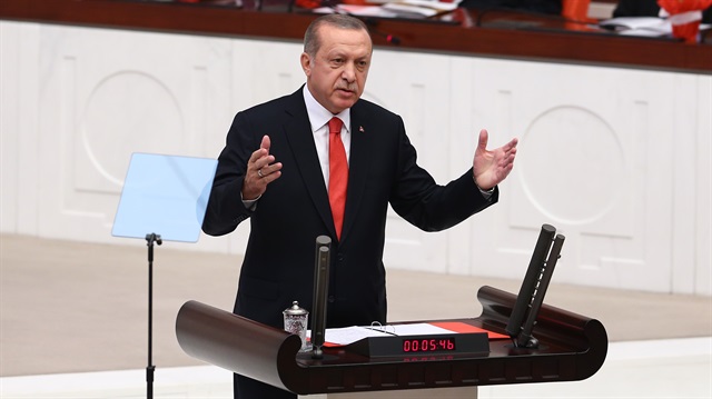 Cumhurbaşkanı Erdoğan TBMM'de (Arşiv)
